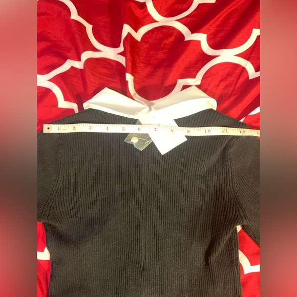 Jessica Simpson - White Collar Black Dress - Picture 8 of 8